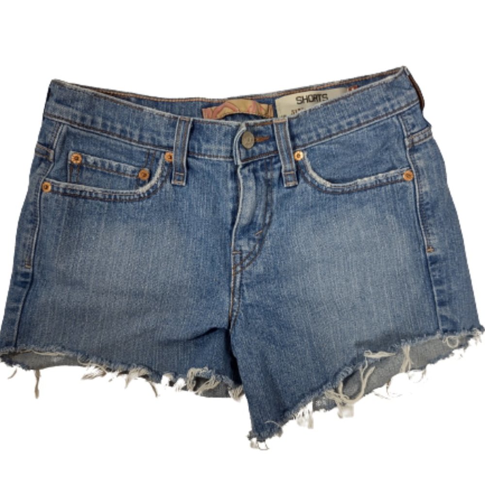 Levi's 515 Denim Blue Jean Shorts Women's Size 4 Cutoffs